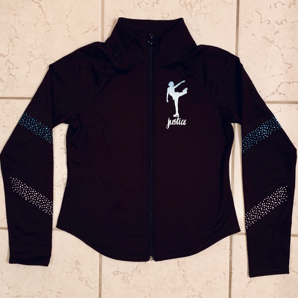 JUSTICE Activewear Figure Skating Jacket (Size 12)